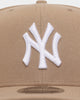 New Era New York Yankees 9FIFTY High Profile Retro Crown Snapback Tumbleweed/White