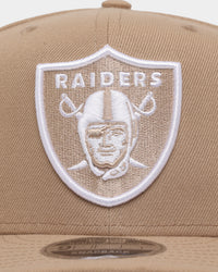 New Era Las Vegas Raiders 9FIFTY High Profile Retro Crown Snapback Tumbleweed/White