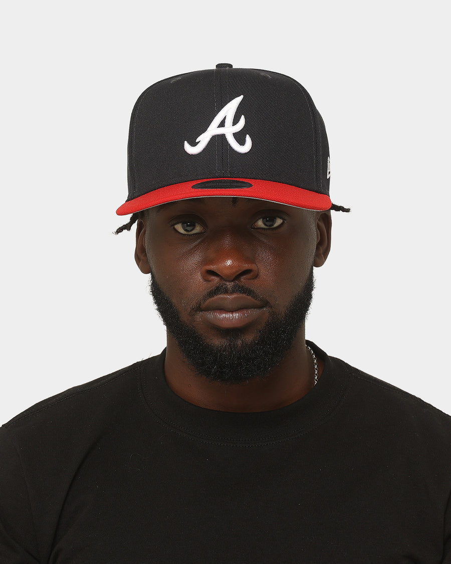 Crow Snapback New Era Atlanta Braves 9FIFTY High Profile Retro Crown Snapback Origin ...