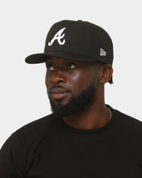 New Era Atlanta Braves 9FIFTY High Profile Retro Crown Snapback Black/White