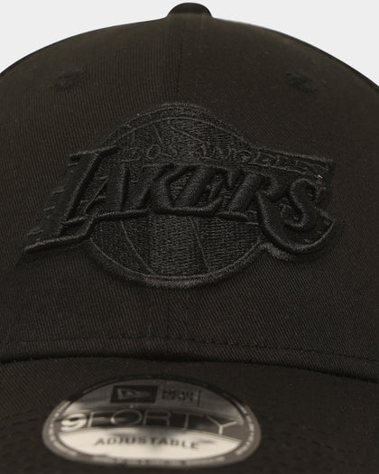 New Era Los Angeles Lakers 'Black On Black' 9FORTY Casual Strapback Black/Black
