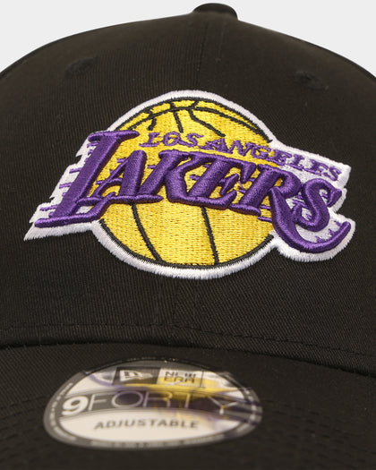 New Era Los Angeles Lakers Core 9FORTY Casual Strapback Black/Original Team Colours