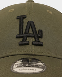 New Era Los Angeles Dodgers Core 9FORTY Casual Strapback Olive/Black