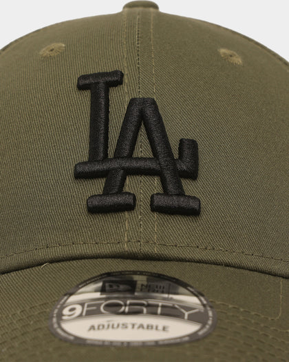 New Era Los Angeles Dodgers Core 9FORTY Casual Strapback Olive/Black