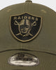 New Era Las Vegas Raiders Core 9FORTY Casual Strapback Olive/Black