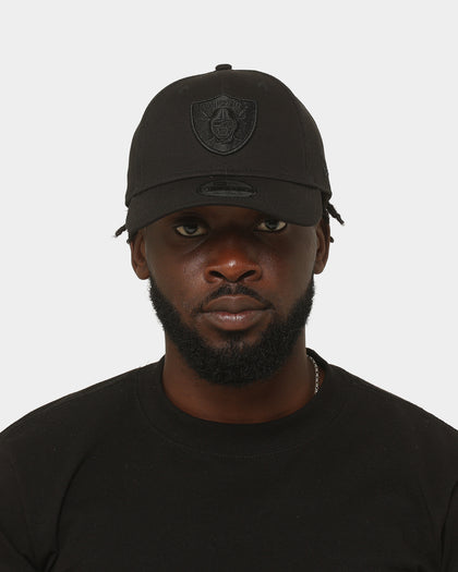 New Era Las Vegas Raiders 'Black On Black' 9FORTY Casual Strapback Black/Black