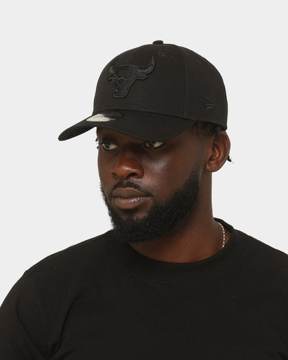 New Era Chicago Bulls 'Black On Black' 9FORTY Casual Strapback Black/Black