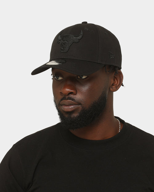 New Era Chicago Bulls 'Black On Black' 9FORTY Casual Strapback Black/Black