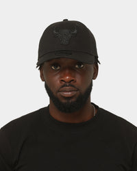 New Era Chicago Bulls 'Black On Black' 9FORTY Casual Strapback Black/Black