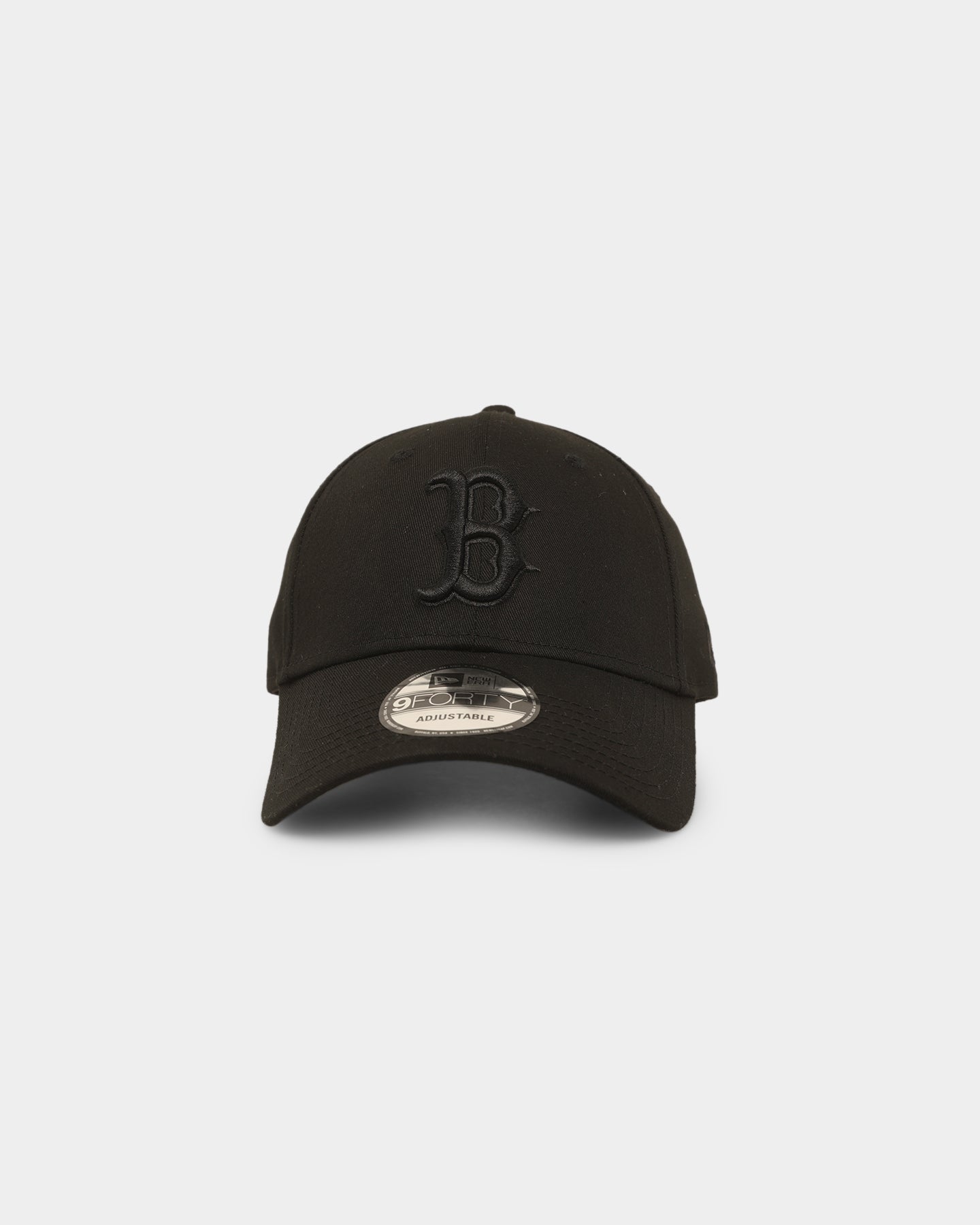 New Era Boston Red Sox 'Black On Black' 9FORTY Casual Strapback