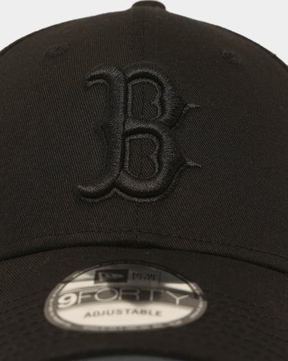 New Era Boston Red Sox 'Black On Black' 9FORTY Casual Strapback Black/Black