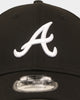 New Era Atlanta Braves Core 9FORTY Casual Strapback Black/White