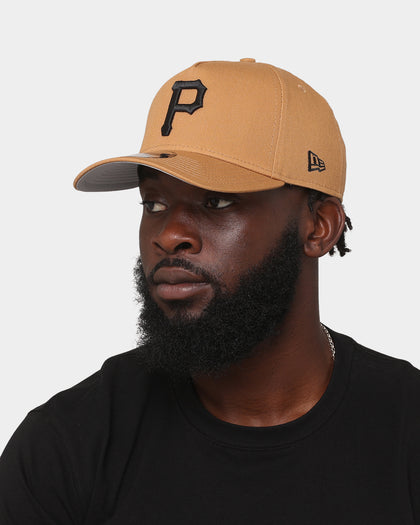 New Era Pittsburg Pirates 'Wheat/Grey Undervisor' 9FORTY A-Frame Snapback Wheat/Black