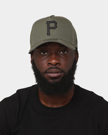 New Era Pittsburg Pirates 'Olive/Grey Undervisor' 9FORTY A-Frame Snapback Olive/Black