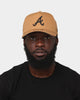 New Era Atlanta Braves 'Wheat/Grey Undervisor' 9FORTY A-Frame Snapback Wheat/Black