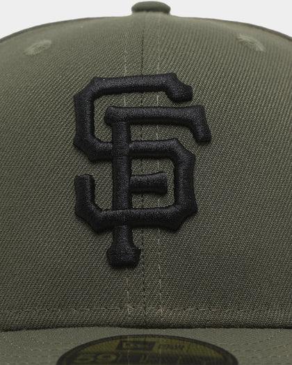 New Era San Francisco Giants 'Olive Black' 59FIFTY Fitted Olive/Black