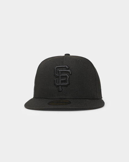 New Era San Francisco Giants 'Black On Black' 59FIFTY Fitted Black/Black