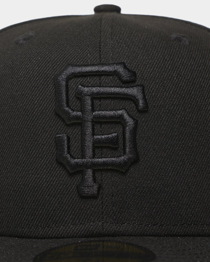 New Era San Francisco Giants 'Black On Black' 59FIFTY Fitted Black/Black