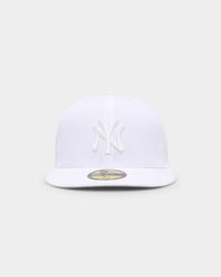 New Era New York Yankees 'White On White' 59FIFTY Fitted White/White
