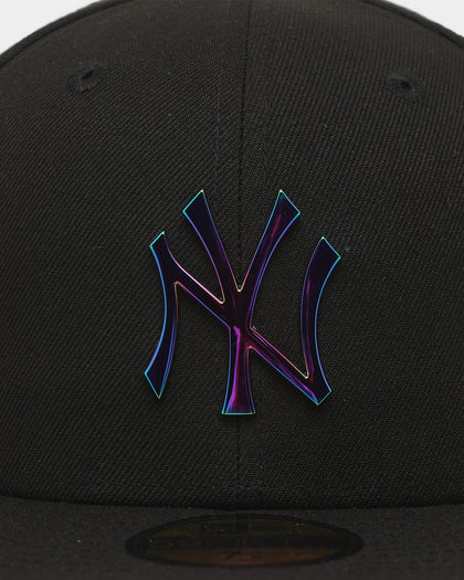 New Era New York Yankees 'Metal Badge' 59FIFTY Fitted Black/Iridescent