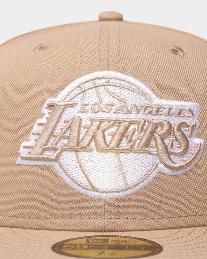 New Era Los Angeles Lakers "Camel White" 59FIFTY Fitted Tumbleweed/White