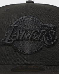 New Era Los Angeles Lakers 'Black On Black' 59FIFTY Fitted Black/Black