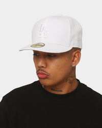 New Era Los Angeles Dodgers 'White On White' 59FIFTY Fitted White/White