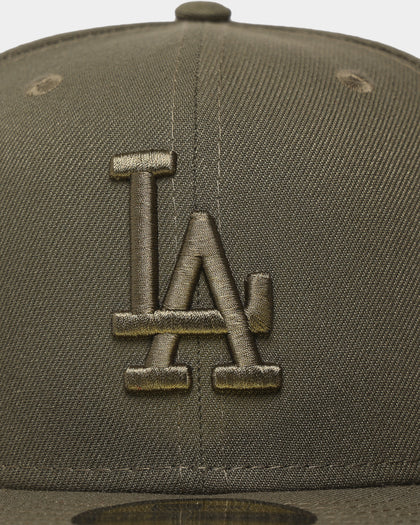 New Era Los Angeles Dodgers 'Core Olive Tonal' 59FIFTY Fitted Olive