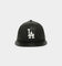 New Era Los Angeles Dodgers 'Core PU Leather' 59FIFTY Fitted Black/White