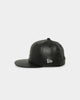 New Era Los Angeles Dodgers 'Core PU Leather' 59FIFTY Fitted Black/White