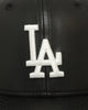 New Era Los Angeles Dodgers 'Core PU Leather' 59FIFTY Fitted Black/White
