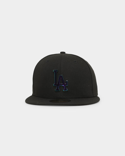 New Era Los Angeles Dodgers 'Metal Badge' 59FIFTY Fitted Black/Iridescent