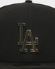 New Era Los Angeles Dodgers  'Metal Badge' 59FIFTY Fitted Black/Gold Metal