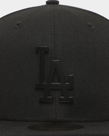 New Era Los Angeles Dodgers 'Metal Badge' 59FIFTY Fitted Black/Black