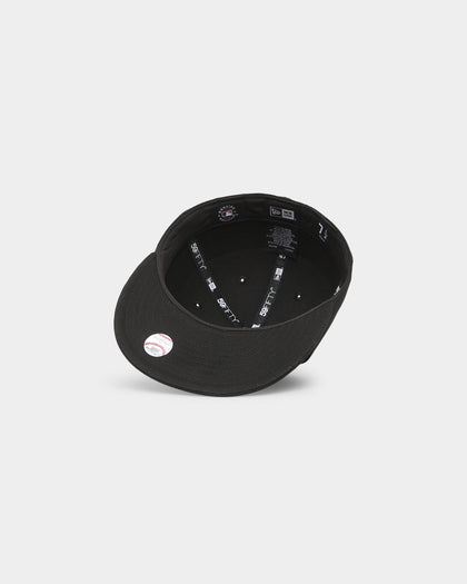 New Era Los Angeles Dodgers 'Metal Badge' 59FIFTY Fitted Black/Black