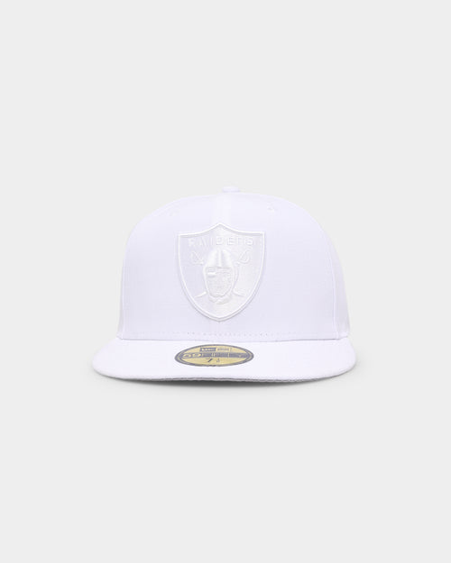 New Era Las Vegas Raiders 'White On White' 59FIFTY Fitted White/White