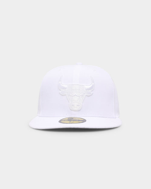 New Era Chicago Bulls 'White On White' 59FIFTY Fitted White/White