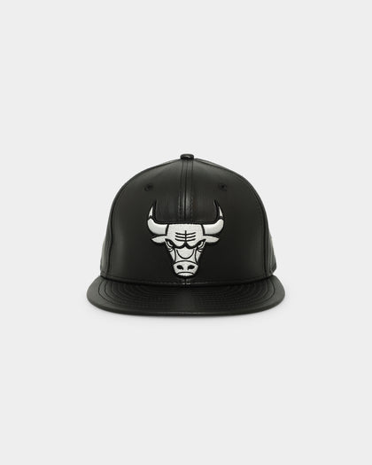New Era Chicago Bulls 'Core PU Leather' 59FIFTY Fitted Black/White