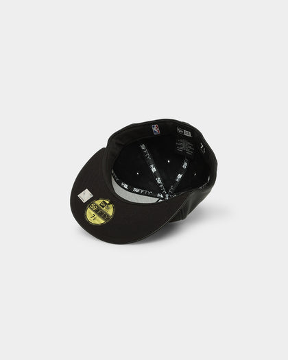 New Era Chicago Bulls 'Core PU Leather' 59FIFTY Fitted Black/White