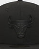 New Era Chicago Bulls 'Metal Badge' 59FIFTY Fitted Black/Black