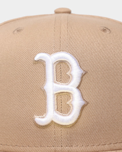 New Era Boston Red Sox "Camel White" 59FIFTY Fitted Tumbleweed/White