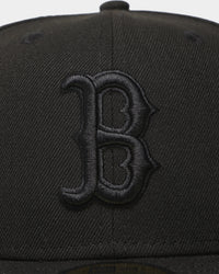 New Era Boston Red Sox 'Black On Black' 59FIFTY Fitted Black/Black