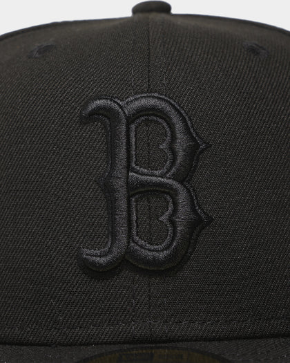 New Era Boston Red Sox 'Black On Black' 59FIFTY Fitted Black/Black