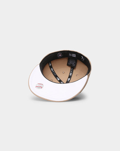 New Era Atlanta Braves "Camel White" 59FIFTY Fitted Tumbleweed/White