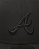 New Era Atlanta Braves 'Black On Black' 59FIFTY Fitted Black/Black