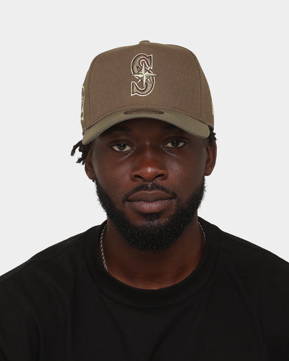 New Era Seattle Mariners 'Mixed Olives' World Series 9FORTY A-Frame Snapback Mixed Olives