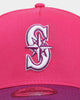 New Era Seattle Mariners 'Strawberry & Grape' 9FORTY A-Frame Snapback Pink/Purple