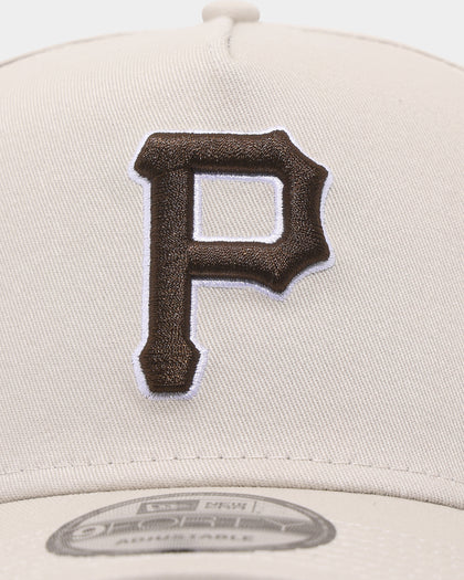 New Era Pittsburgh Pirates 'Oat Mocha' 9FORTY A-Frame Snapback Stone