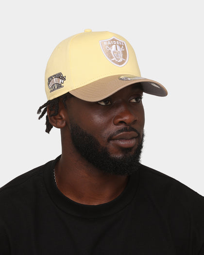New Era Oakland Raiders 'Butter Popcorn' 9FORTY A-Frame Snapback Yellow