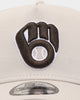 New Era Milwaukee Brewers 'Oat Mocha' 9FORTY A-Frame Snapback Stone